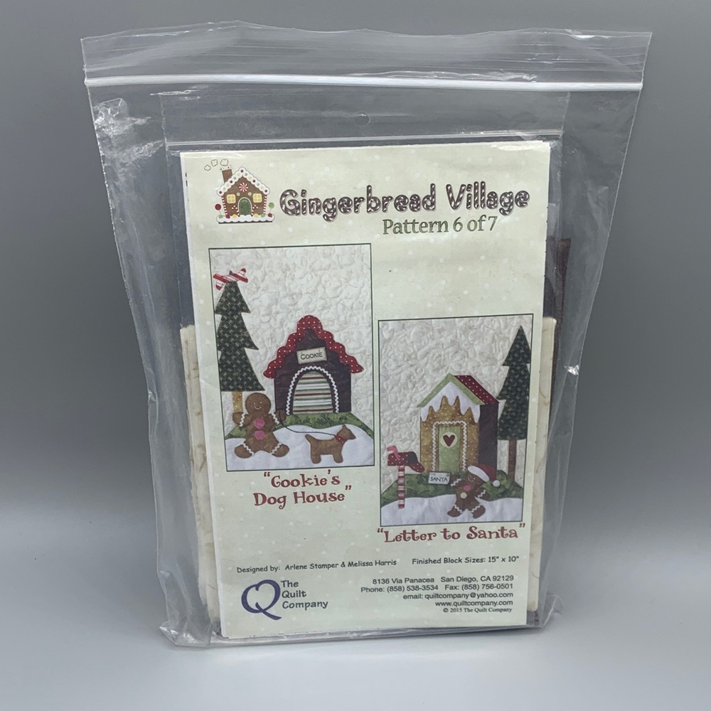 Gingerbread Village Pattern Set